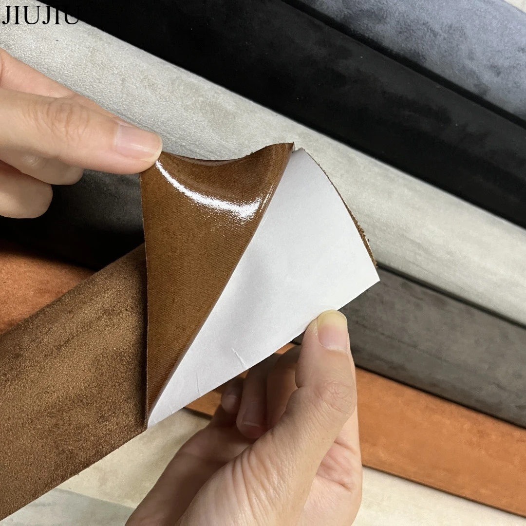 

Self Adhesive Velvet Cloth Patch DIY Car Interior Sofa Crafts Polyester Fur Film Sticker Renovation Velvet Decoration