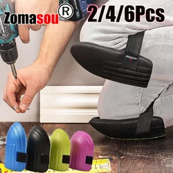 2/4/6Pcs Professional Knee Protection Pad Paste Kneeler for Floor Wall Tile Manual Fixing Workers Gardening Construction Tools