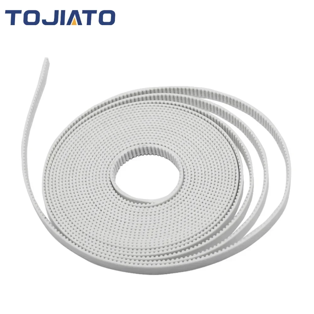 5/10M GT2 Belt PU Steel Wire Timing Pulley GT2-6mm Open Synchronous Rubber Belts Width 6mm for DIY CNC 3D Printer Parts