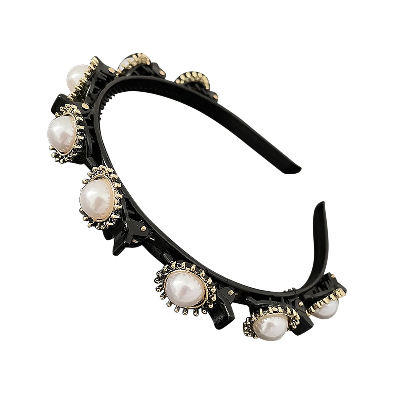 

Bun Clips Hairpin Headwear Hairpin Headband Headband Women's Summer Braided Headband Hair Flat Clips