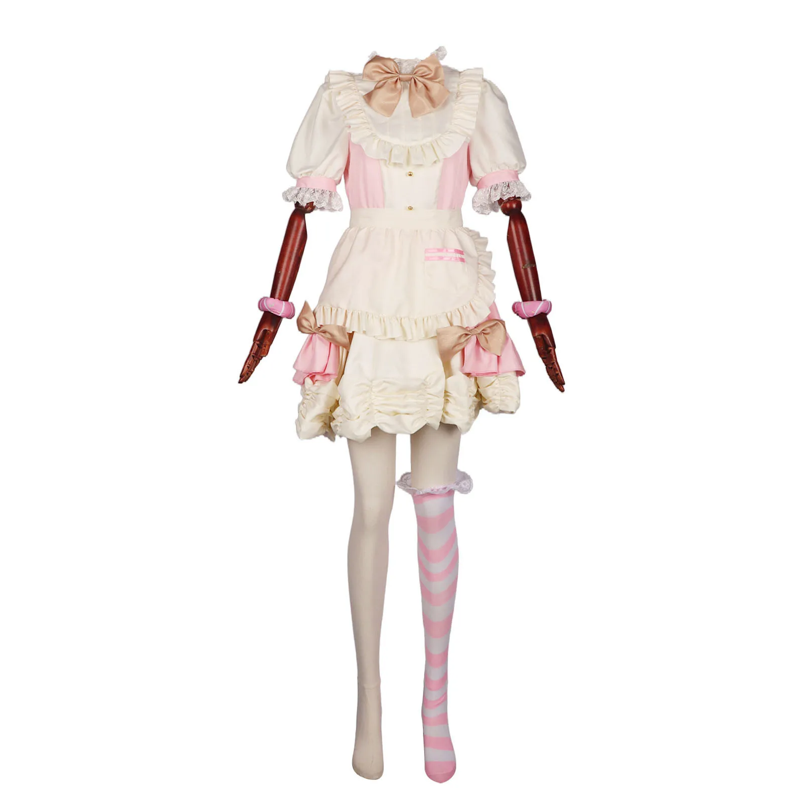 

Милое женское платье розового кремового персика, мягкие и очаровательные кошачьи уши, мягкий карнавальный костюм для девочек, костюм для выступлений в стиле аниме