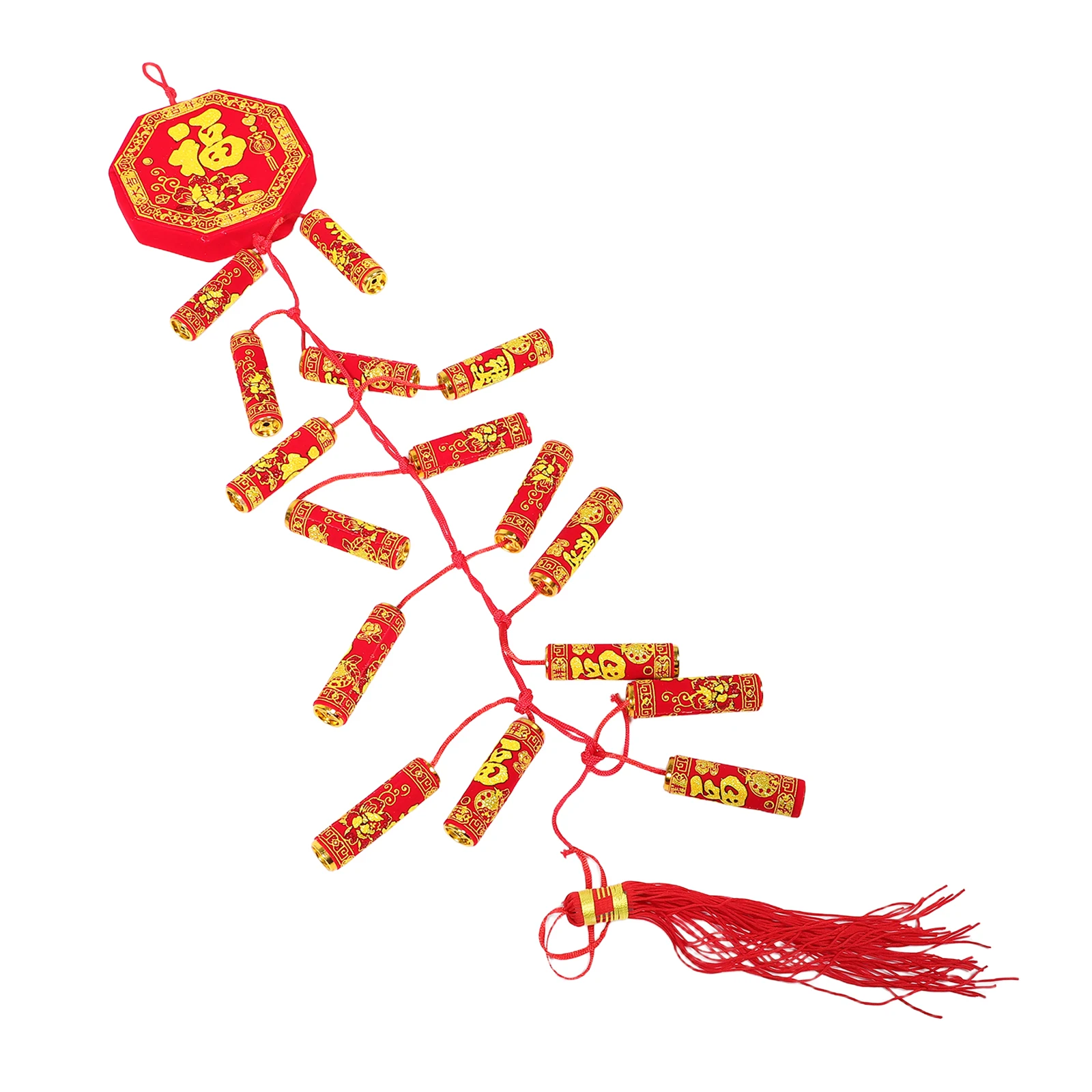 

2 pcs Chinese Traditional Decorations Red Lucky Hanging Ornaments For Spring Wedding Home Indoor Outdoor Decor