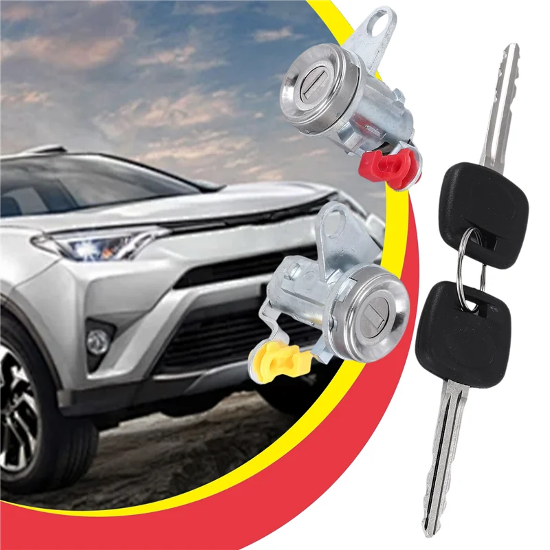 قفل باب السيارة مع مفتاح (L + R) لـ Corolla AE100 93-97 GEO PRIZM 69051-12340 69052-12360-ABQF #6