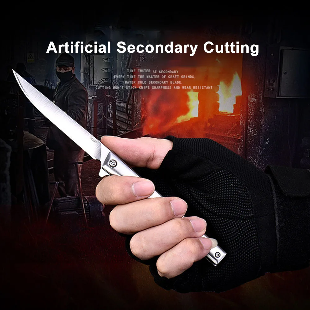 High Hardness Sharp Folding knife Portable Military Tactical Hunting Knife Ourdoor Self-defense Hand Tools Survival EDC Gear