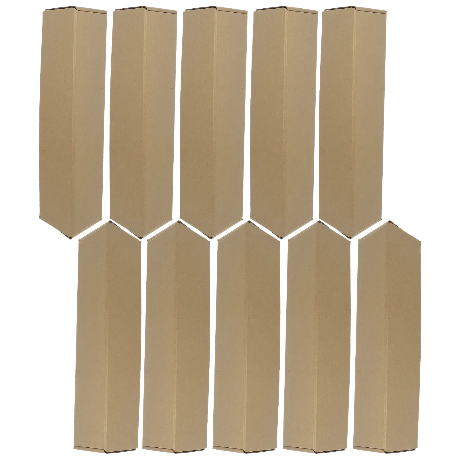 

10Pcs Wine Packaging Box Professional Design Poster Carrier Tube for Transport and Storage of Long Documents and Drawings