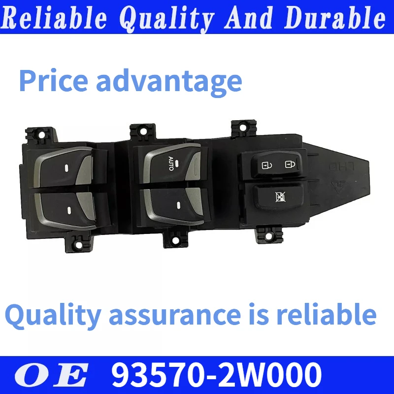 

High quality Front Side Master Window Switch For 2013-2018 Hyundai Santa Fe Sport 93570-2W000 935702W000 car accessories