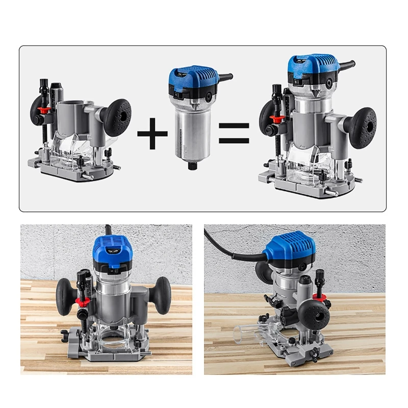 Imagem -05 - Compact Mergulho Roteador Fresagem Base da Máquina de Corte para Elétrica Ferramenta Elétrica Acessórios 65 mm Peças