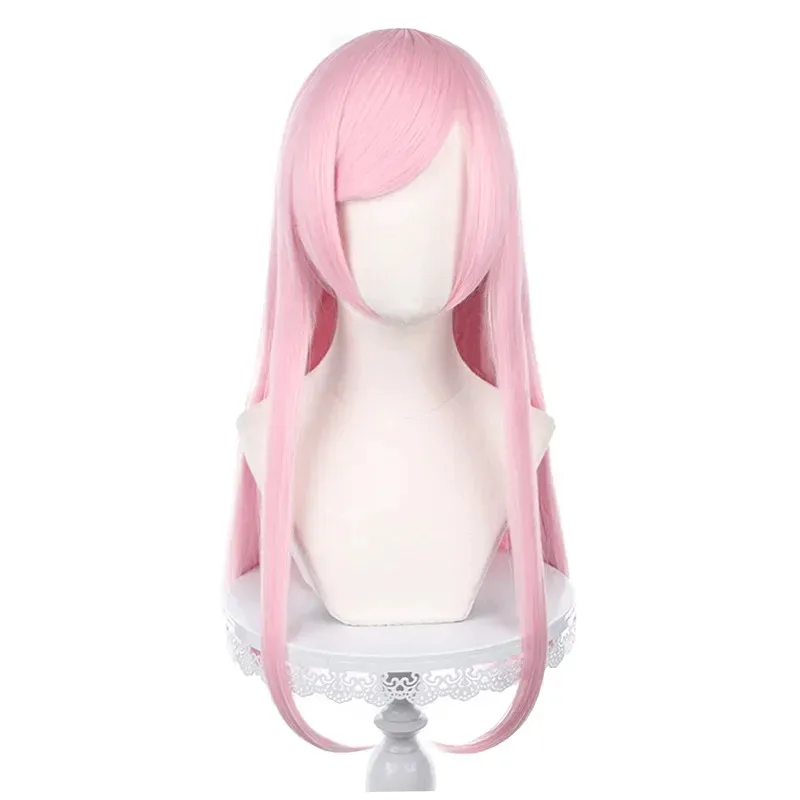 Sanzu Haruchiyo شعر مستعار تأثيري أنيمي طوكيو المنتقمون Cospaly الوردي طويل الباروكات ذيل حصان مقاومة للحرارة الاصطناعية الدعائم الطرف EA7002