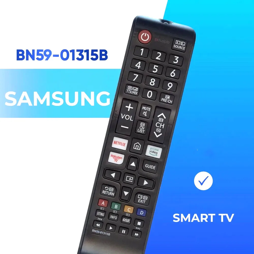 New BN59-01315B For Samsung TV Remote Control NETFLIX Prime Video UE55RU7100UE43RU7105 UE43RU7179 UE50RU7179 UE55RU7179