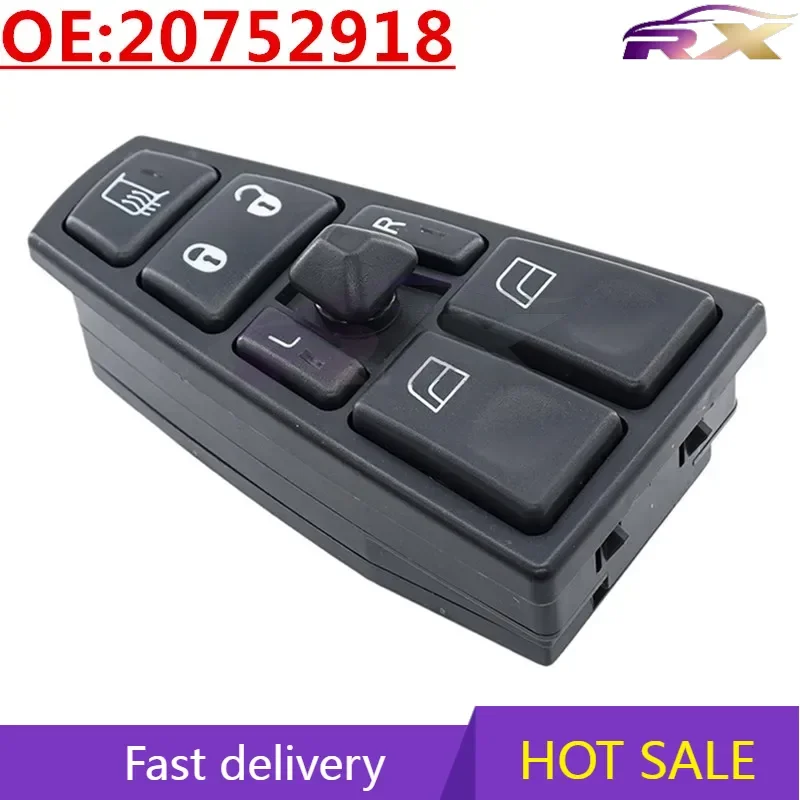

OEM:20752918 Truck Accessories Left Front Glass Lifter Switch Power Window Control Switch For Volvo