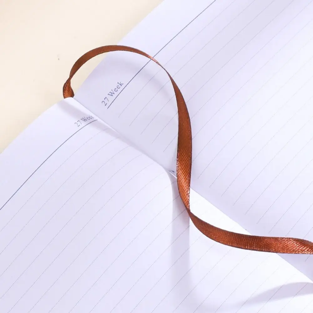 English 2026 Schedule Planner Notepad 12 Months Bookmark A5 Agenda Planning Notebook Simple Wear-resistant