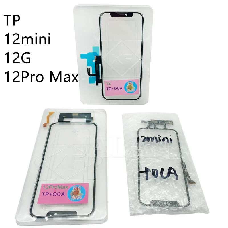 

Digitizer Touch Glass For IP 12/13 mini/12/12Pro/12Pro Max/14 LCD Display Screen Touch Function Panel Part Replacement