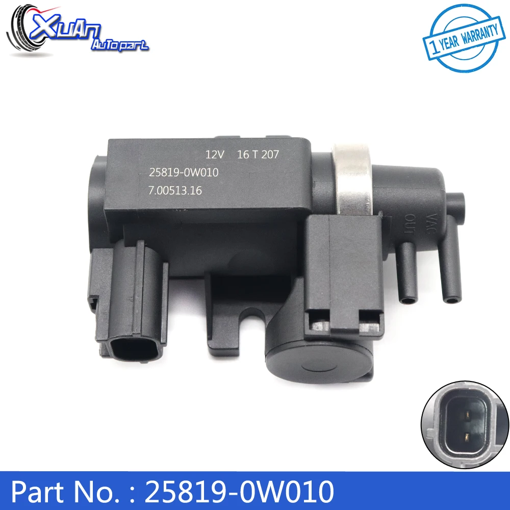 

XUAN Turbo Boost Pressure Valve Solenoid 25819-0W010 for Toyota for Lexus IS300 NX300 RC300 GS300 NX200t 2.0L 258190W010
