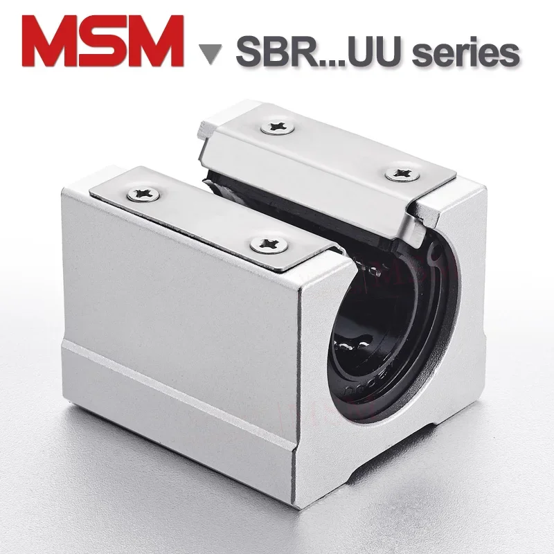 Blocos de rolamento linear msm, 2 pçs, sbr16laptop, sbr20uu, sbr25laptop, sbr30vdc/sme16vdc, sme20laptop, sme20vdc, sbs, unidade deslizante, guia de trilho (mm)