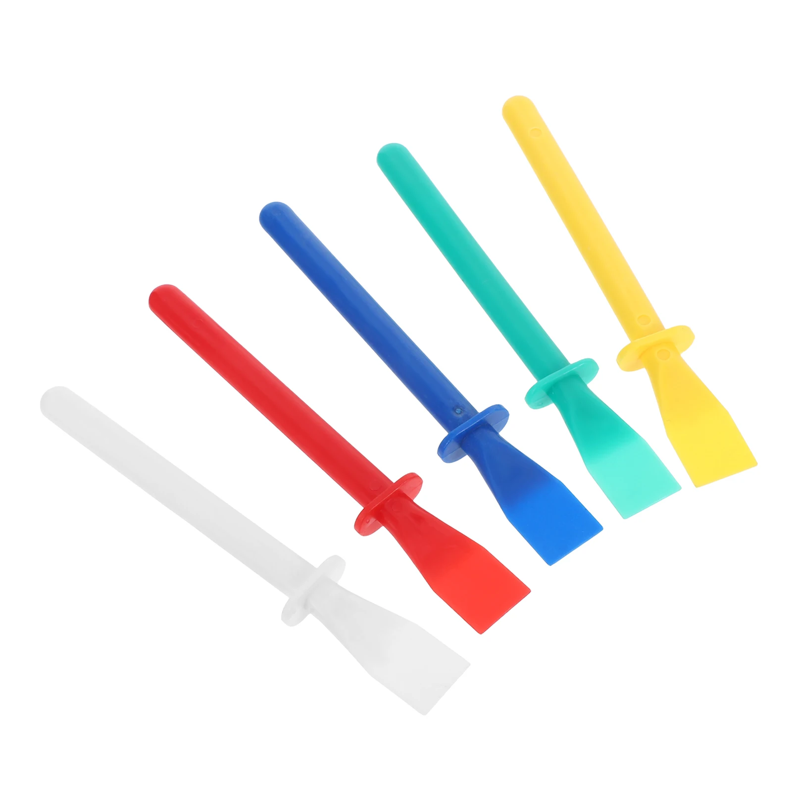

5pcs Colored Plastic Glue Spreader For Leatherwork Glue Applicator Brush for Leatherwork Diy Supply Portable Design