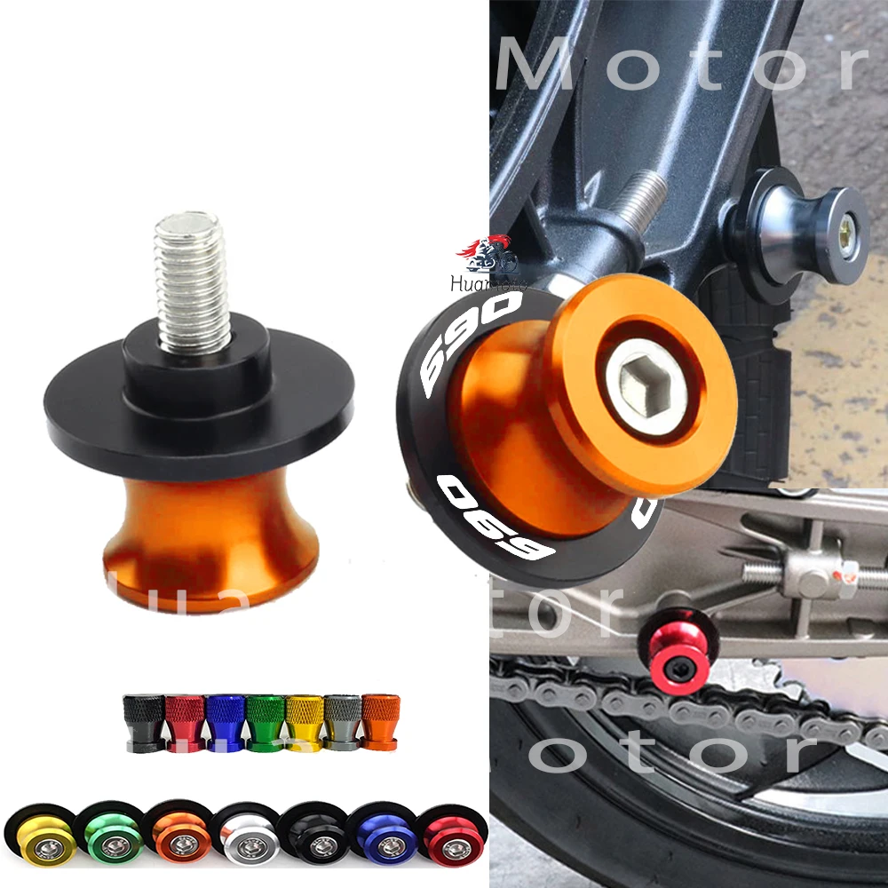 

Логотип для KTM Duke 690 Duke 690 SMC 690MC Enduro R, катушки маятника мотоцикла, ползунки, подставка, винты, аксессуары, болты, колпачки клапанов