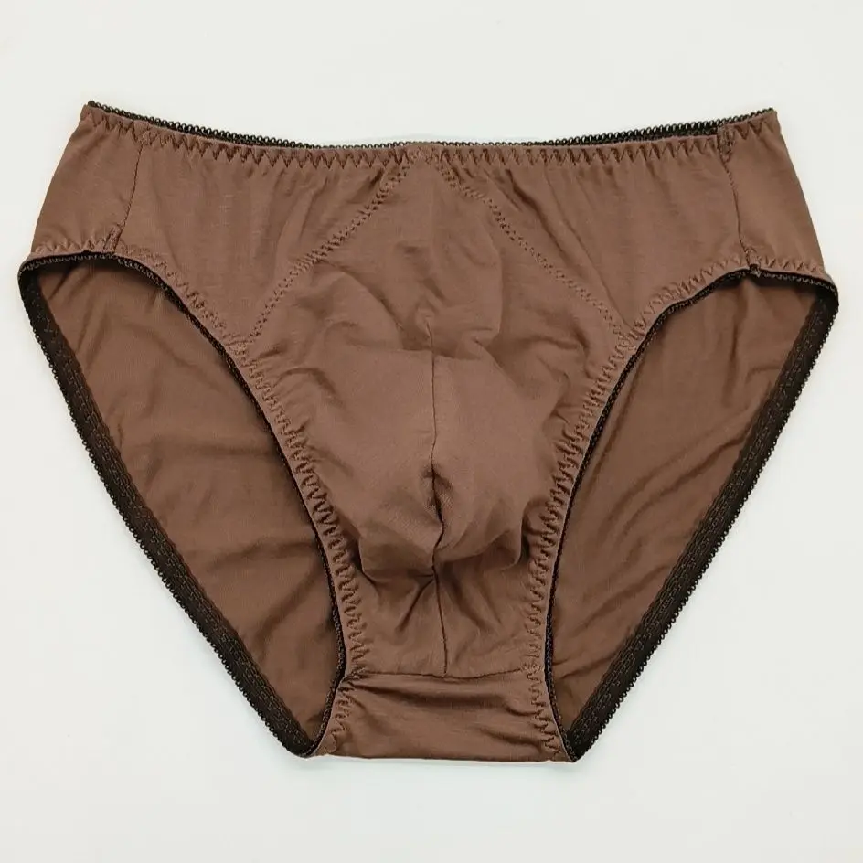 

Coffee Color Man's Briefs Modal Cotton Soft Daily Comfort Breathable Briefs