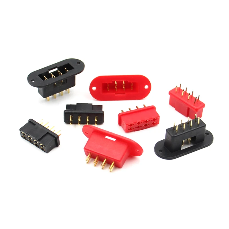 MPX 8 Pin Male and Female Plug Connector Servo Signal 8 Core Charger Low Current Connection Adapter for RC Car Airplane Parts