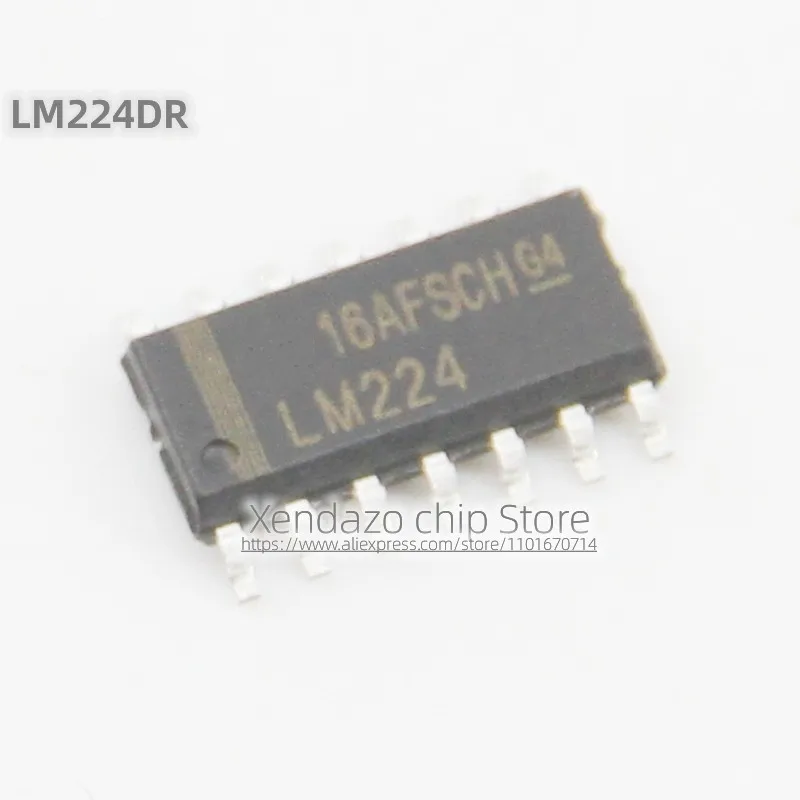 10pcs/lot LM224DR LM224 SOP-14 package Original genuine Quad operational amplifier chip