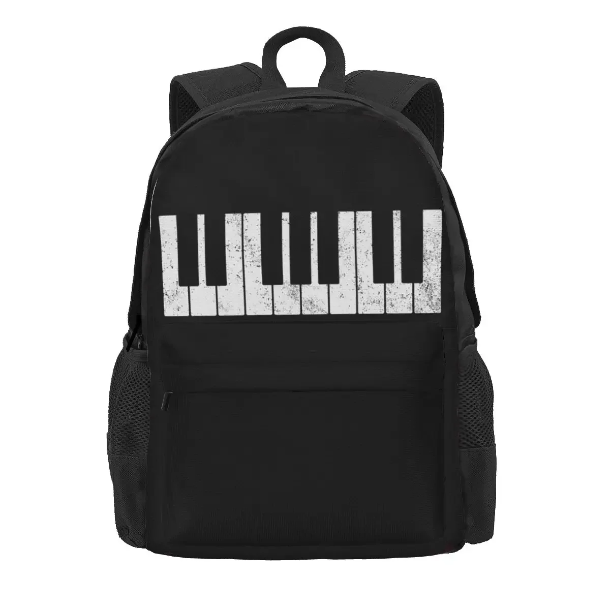 Pianist Piano Backpacks Boys Girls Bookbag Children School Bags Cartoon Kids Rucksack Rucksack Shoulder Bag Large Capacity