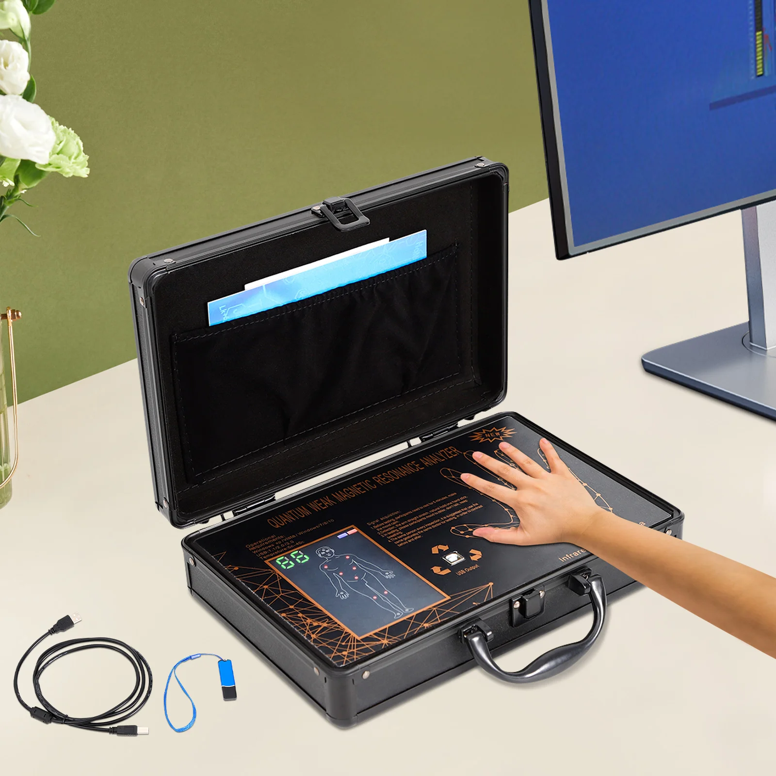 Quantum Magnetic Resonance Body Analyzer, Quantum Resonance Magnetic Scanner, Quantum Analyzer