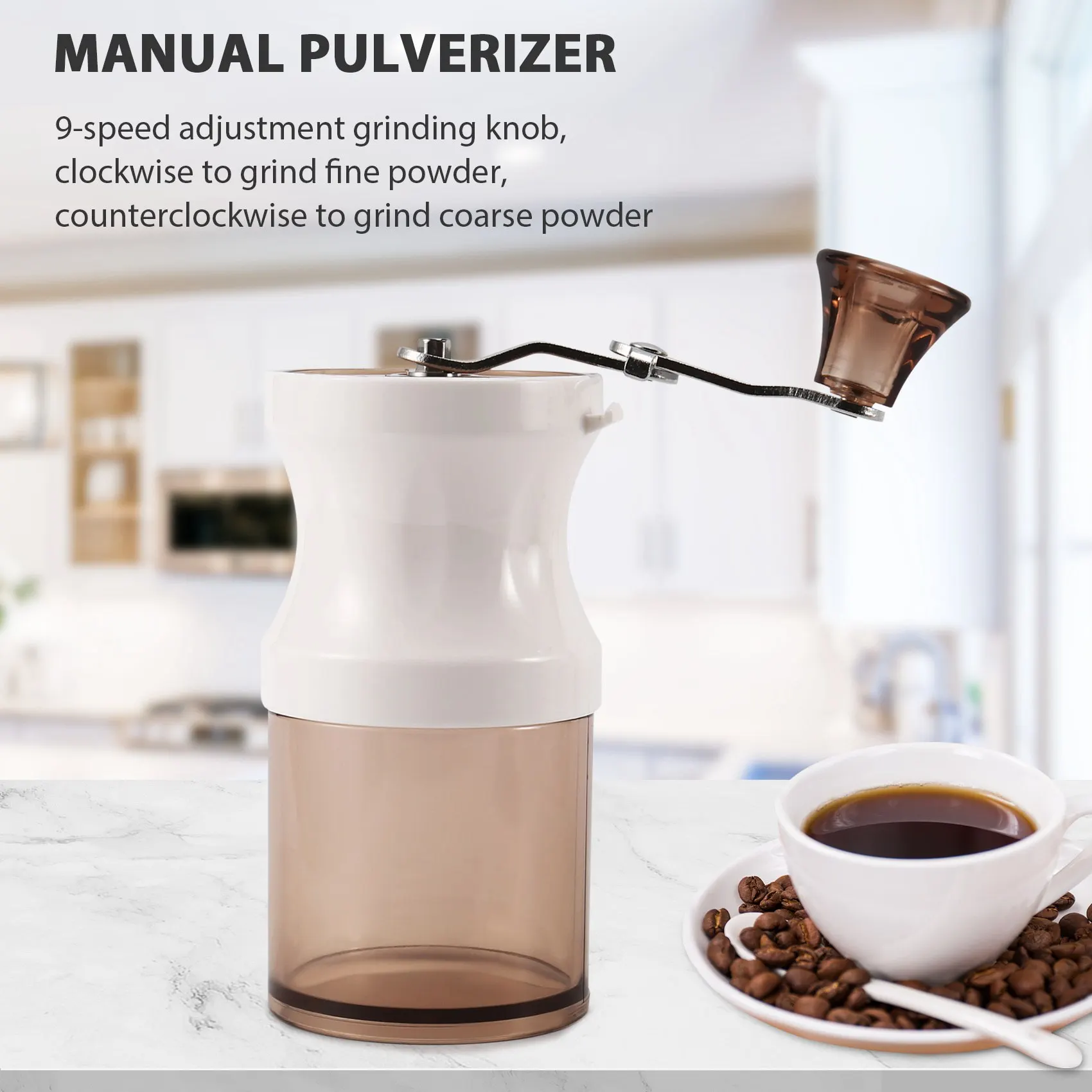 

2025 Trend Hand Coffee Grinder Household Small Coffee Grinder Mini Portable Washable Manual Grinder