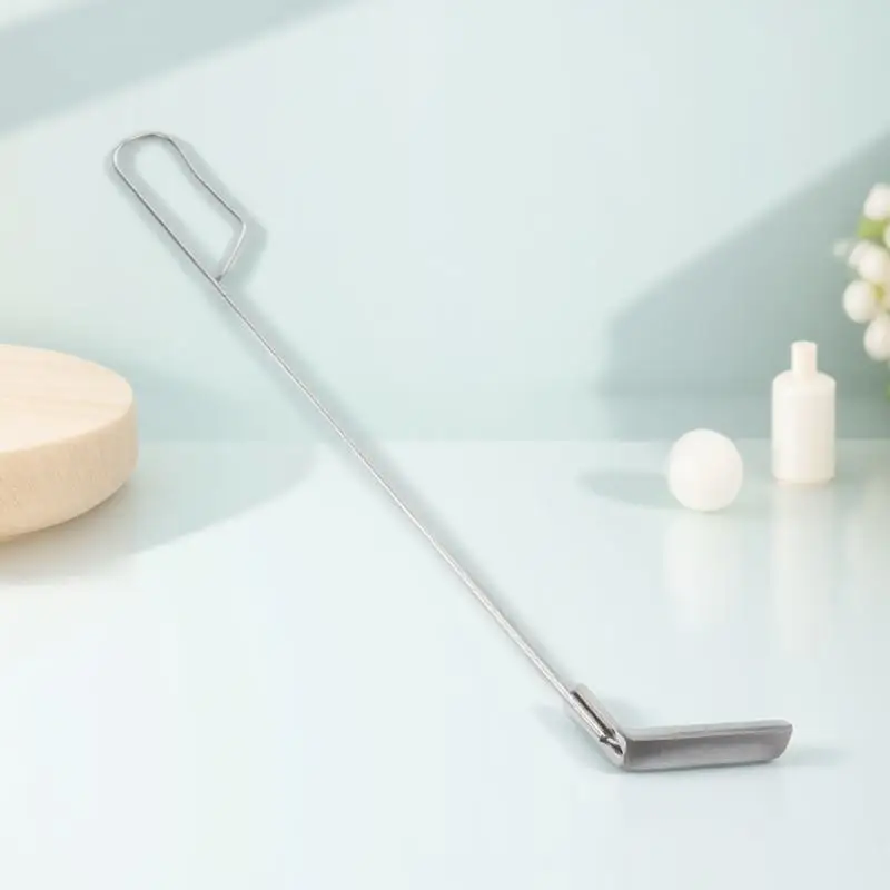 

46 Cm Stainless Steel Grill Spatula Burning Stove Ash Rake Poker Briquettes Dad