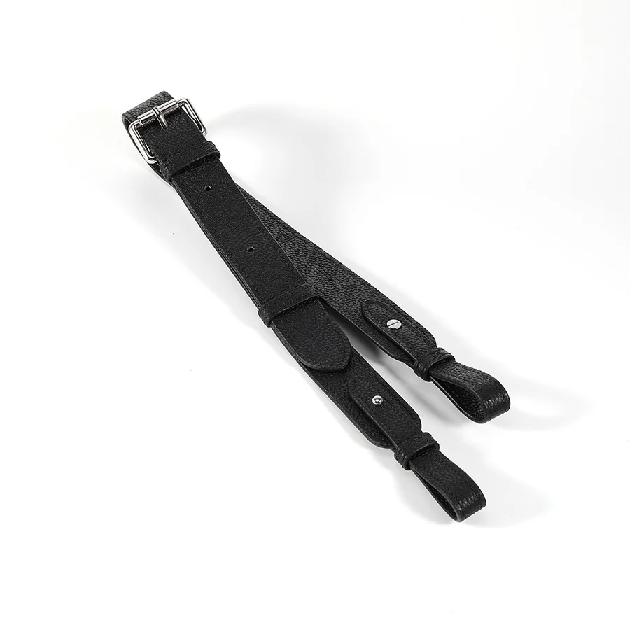 حزام كتف جلدي لحقيبة ليندي، ملحقات حقيبة كروس بديلة قابلة للتعديل من جلد البقر الأصلي #5