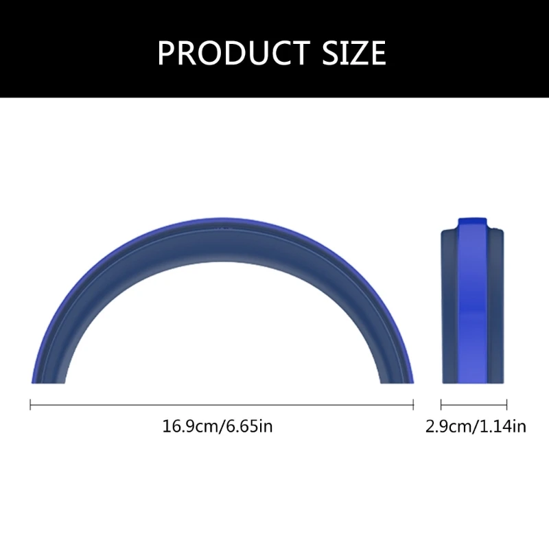 Custodia protettiva in silicone per cuffie Fascia per capelli Copertura comoda Vestibilità comoda, custodia igienica facile da