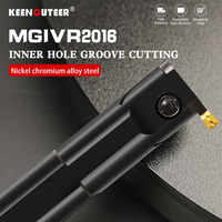 1PC MGIVR2016-1.5/2/2.5/3/4 Grooving Tool Holder MGMN Carbide Insert MGIVR Straight Shank Internal Turning Tool Lathe Bar
