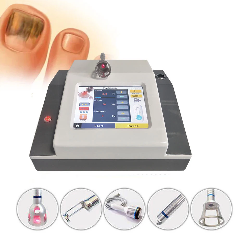 

5 in 1 Fiber 980 Nm Diode Laser Spider Vein Vascular Removal Nails Fungus Removal Physiotherapy Machine