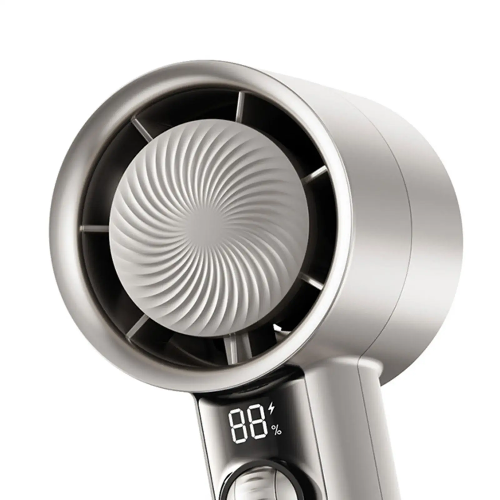 Hand Fan Quiet Operation Desk USB with LED Display Ice Compress Personal Fan for Travel Office Outdoor Indoor Backpacking Hiking