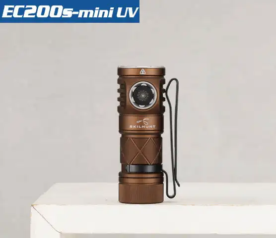 Imagem -03 - Lanterna Skilhunt Edc Ec200s-mini uv 2100 Lumens