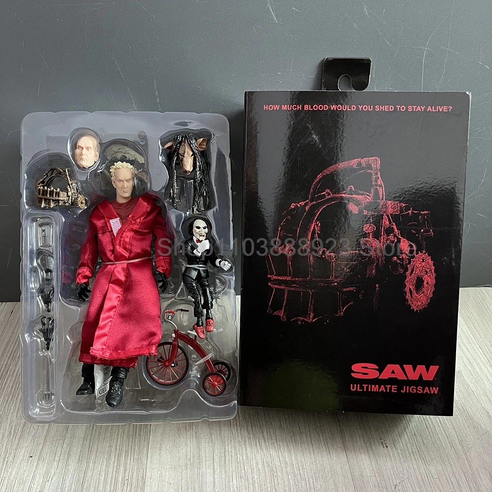 Anime Saw Jigsaw Red Robe Action Figure Black Robe GK Statue Manga Deluxe Figure Halloween Birthday Gifts Toys Model Doll view 3