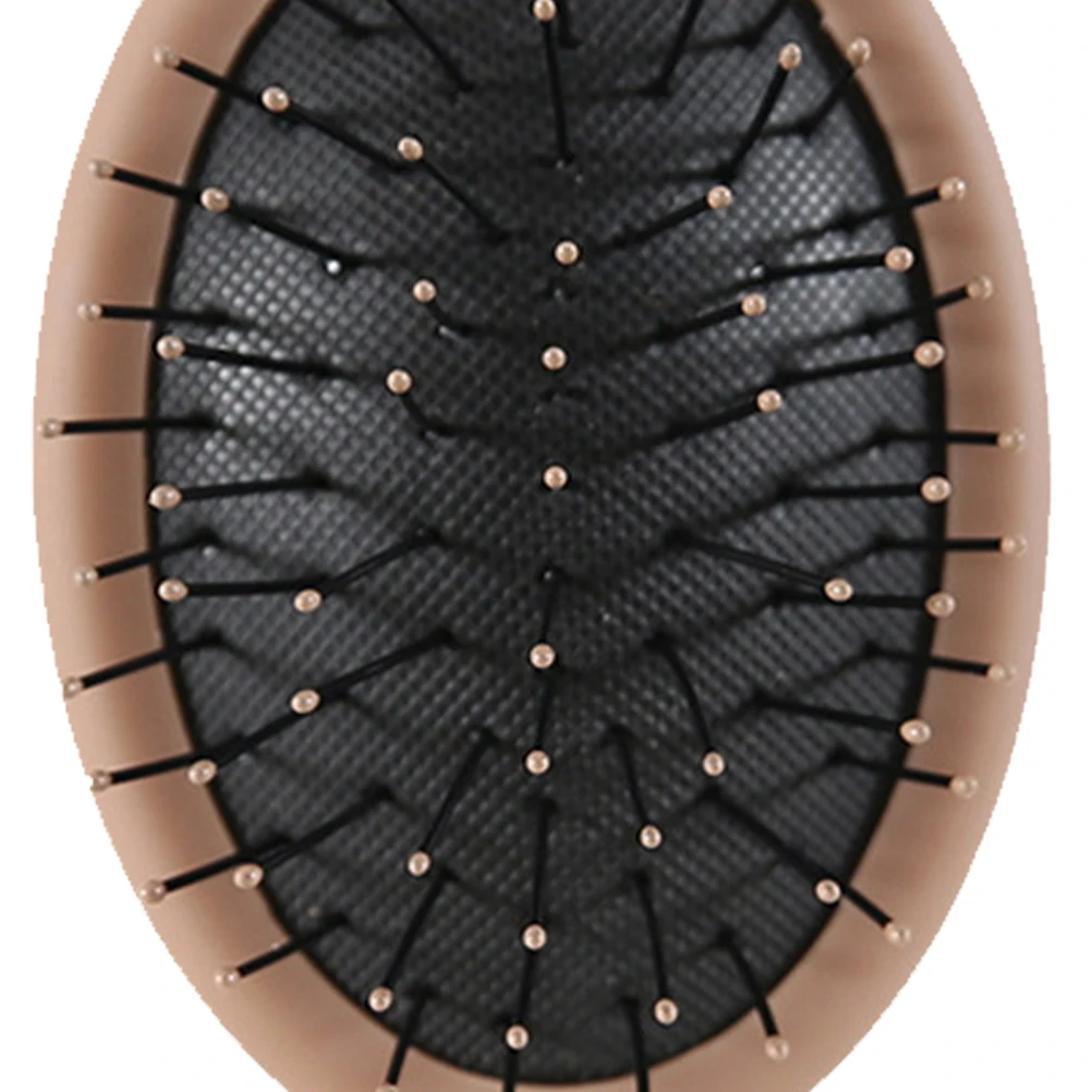 

Comb Light Brown Portable Mini Curved Handle Scalp Massage Stimulate Blood Circulation Hair Salon Tool Airbag Brush