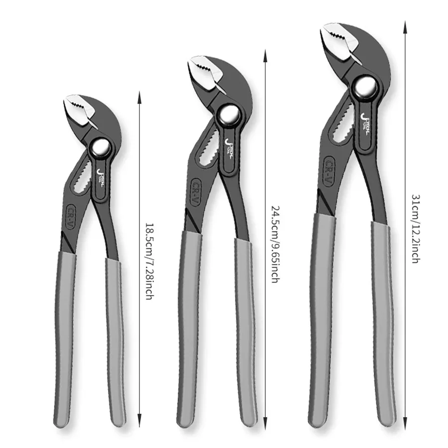 YINLONGDAO High Hardness Duty Pipe Wrenches Adjustable Opening Water Pipe Clamp Pliers Hand Repair Tool for Plumber