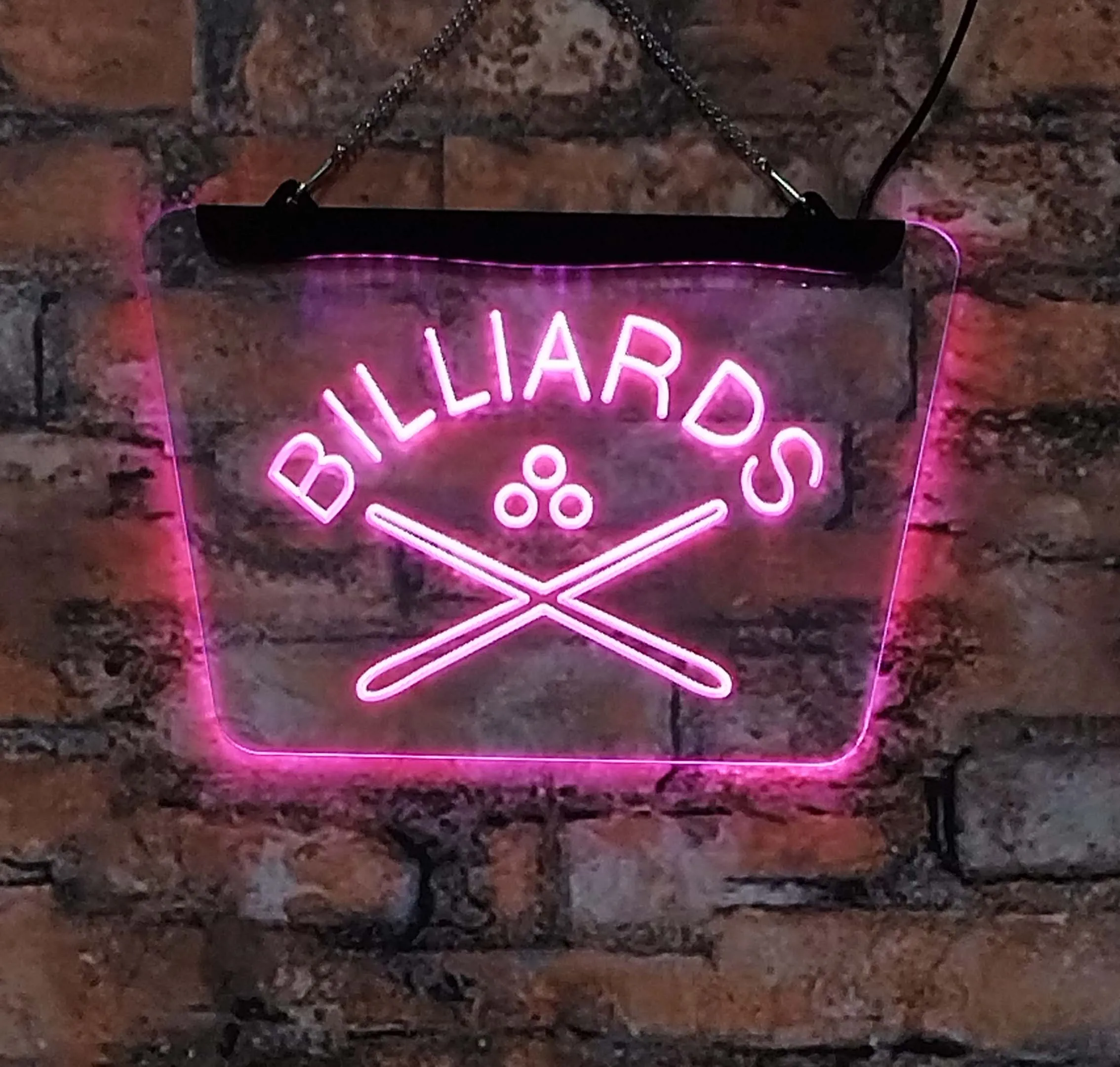 Billiard Room Arcade Bar LED Neon signs-3D sculpted acrylic wall art suitable for room Living Room Holiday gift party decoration