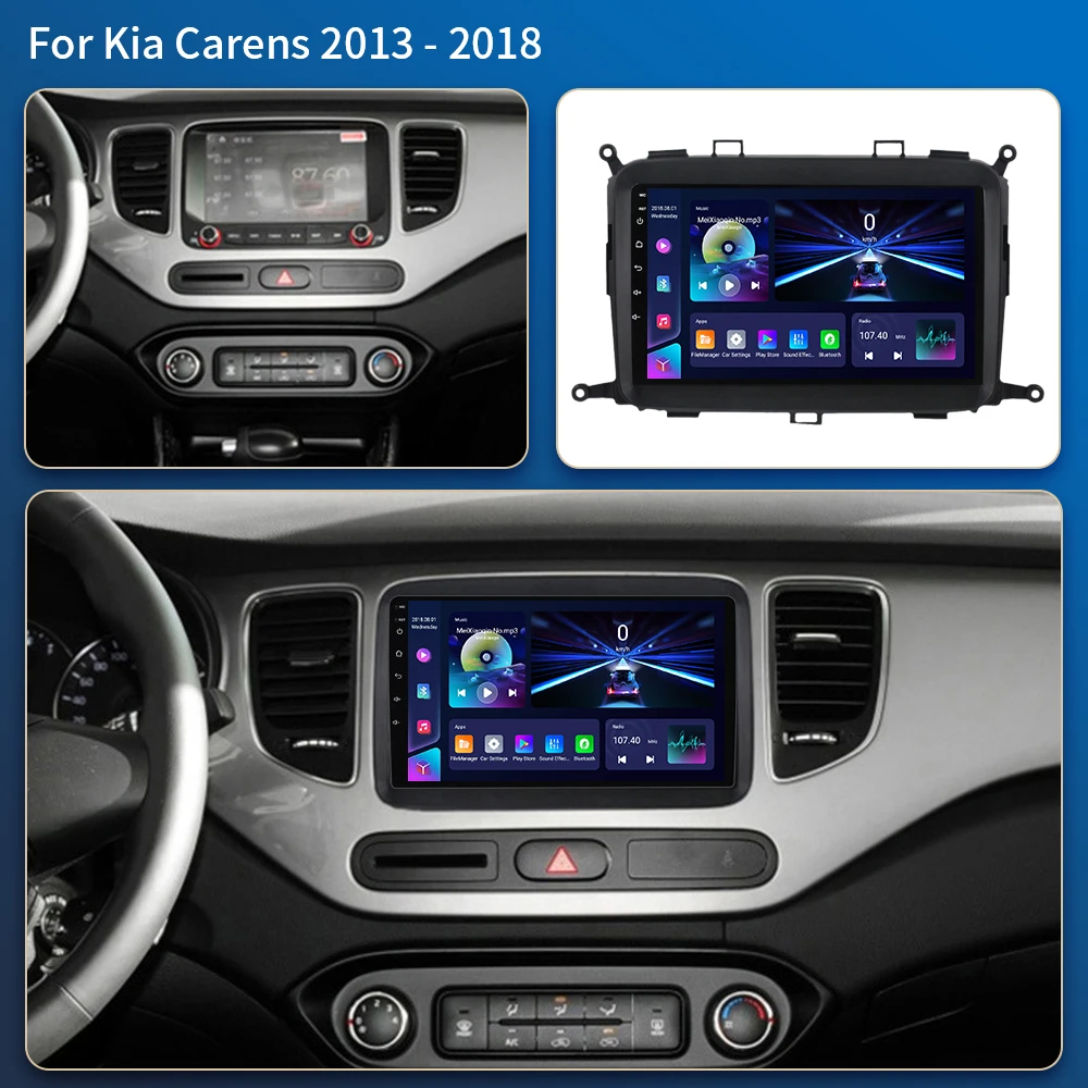 Android 16 WIFI+4G Auto Carplay GPS For Kia Carens 2013 2014 2015 2016 2017- 2019 Car Radio Multimedia Player Navigation Stereo