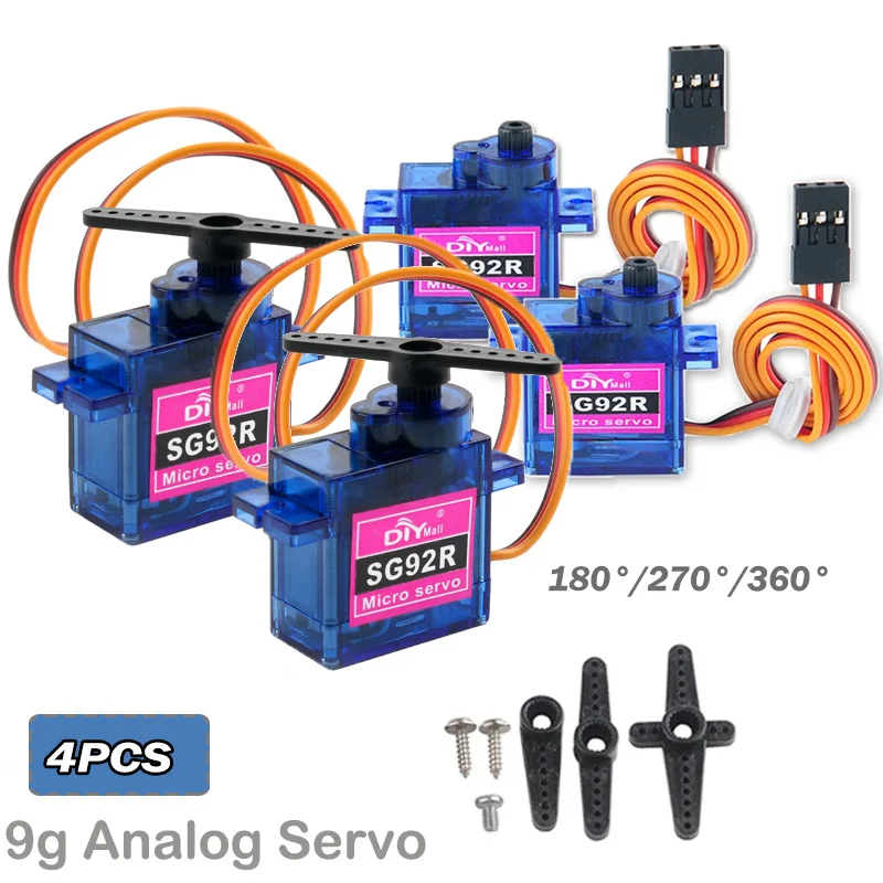4PCS 9G SG92R Micro…