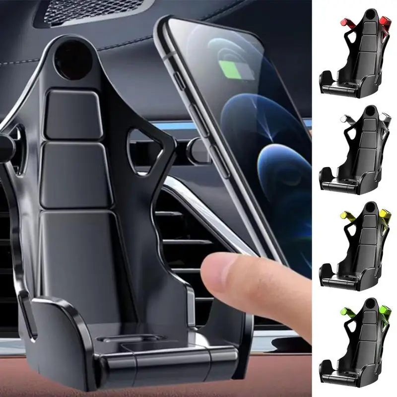 Vent Phone Holder Seat Design Car Phone Holder Mount Stand Suction Cup Smartphone Mobile Cell Support Car Bracket phone Sasung