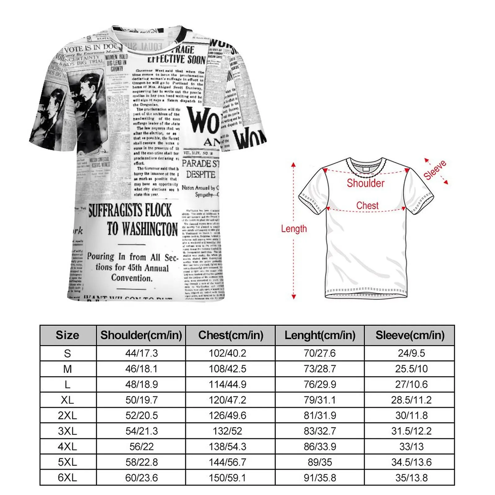 Summer Newspaper Print T Shirts Making America Great Casual T Shirt Women Short Sleeves Pretty Oversized Tee Shirt Design Tops