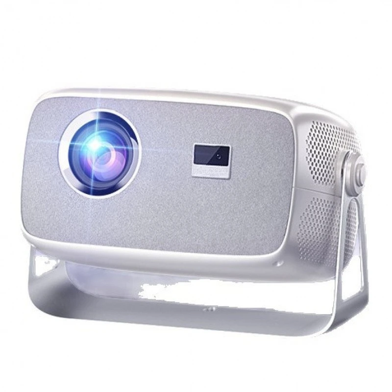 Household ultra-high-definition projector, direct projection on bedroom white walls, supports mobile screen mirroring