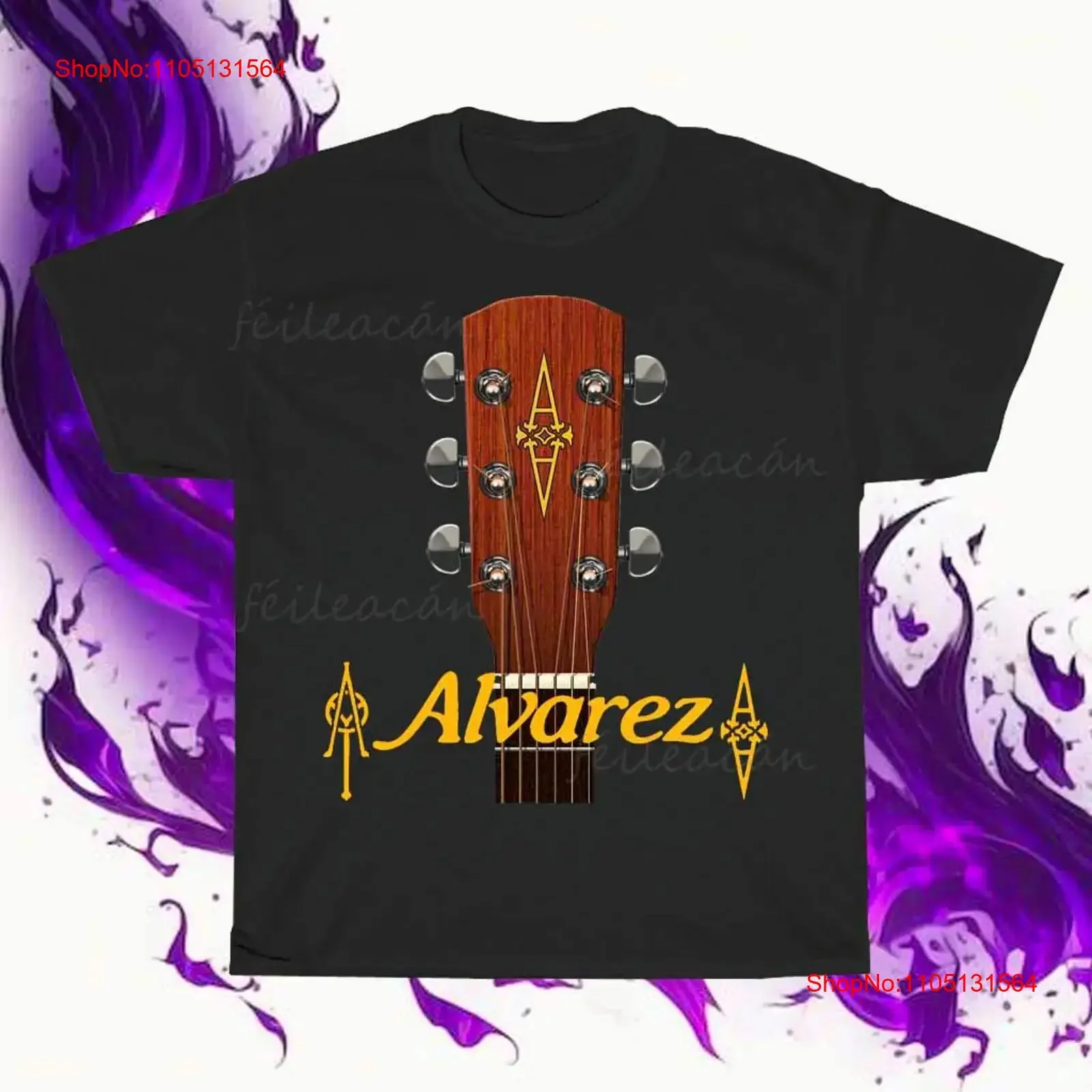 Brand New Alvarez Guitar Company American logo T Shirt Funny Size S to 5XL vintage Washed homme streetwear Unisex Stretched