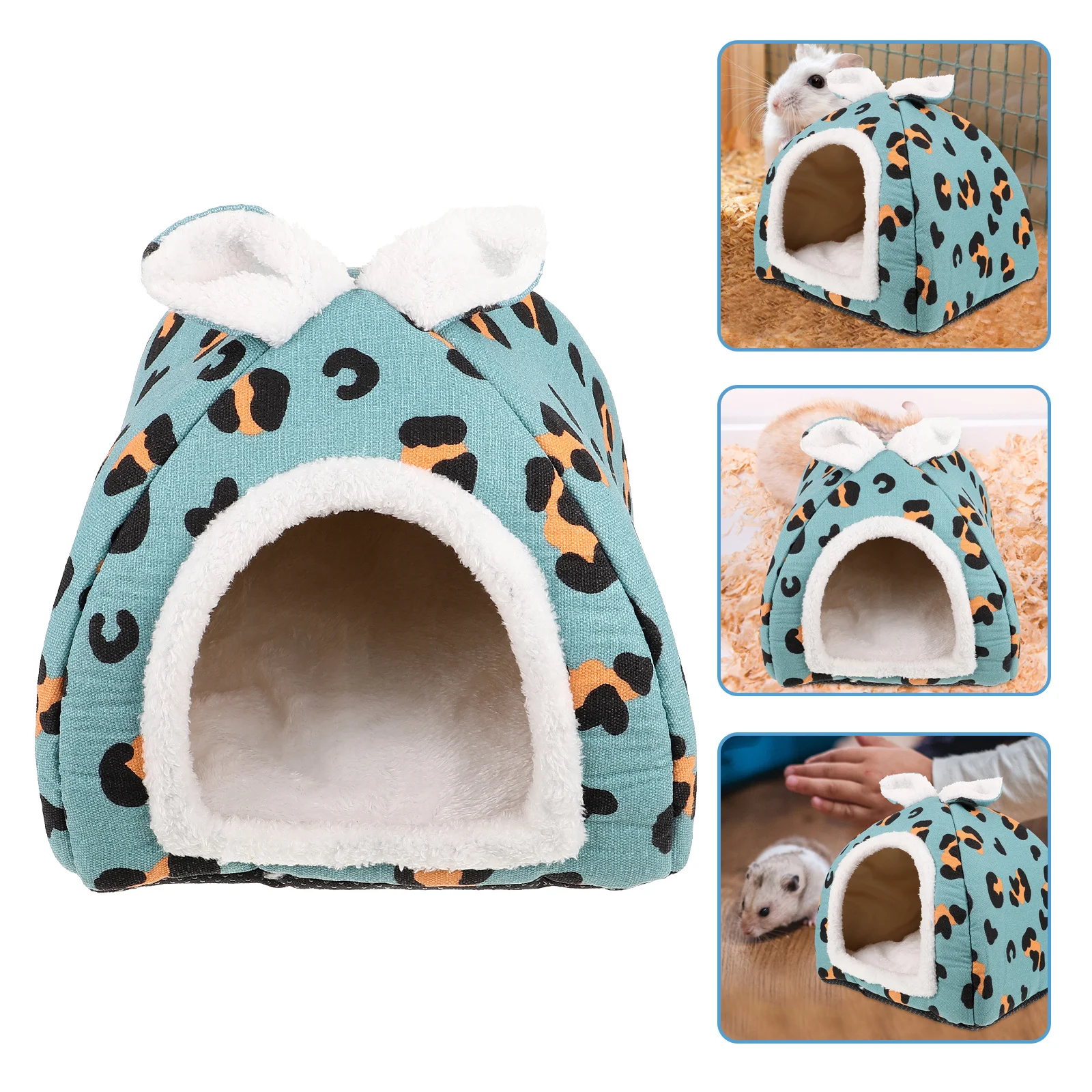 

Warm Hamster Nest Bed House Resistance Practical Texture Small Pet Hideout Chinchilla Accessory Hamster Bed