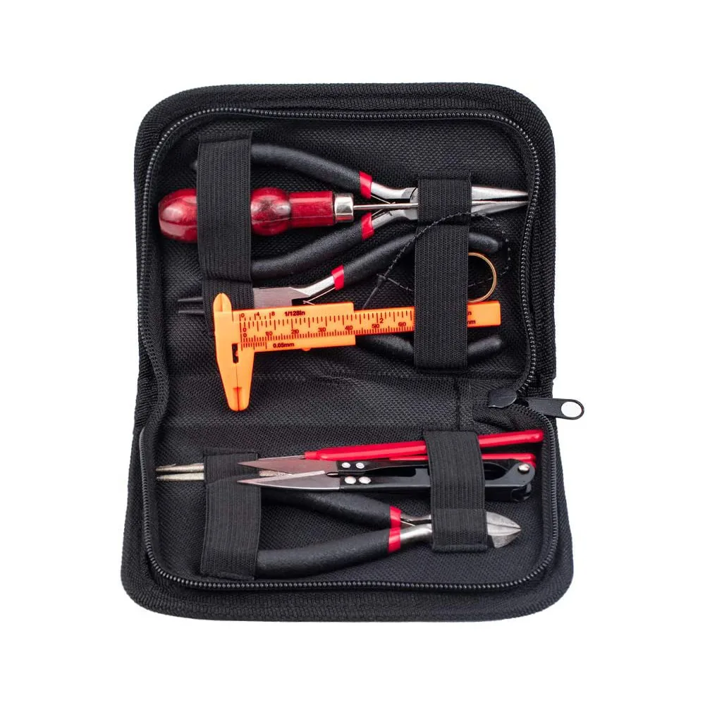 

10Pcs Jewelry Making Tools Kit with Zipper Storage Case for Jewelry Crafting and Jewelry Repair Craft Decoration DIY Tool Set