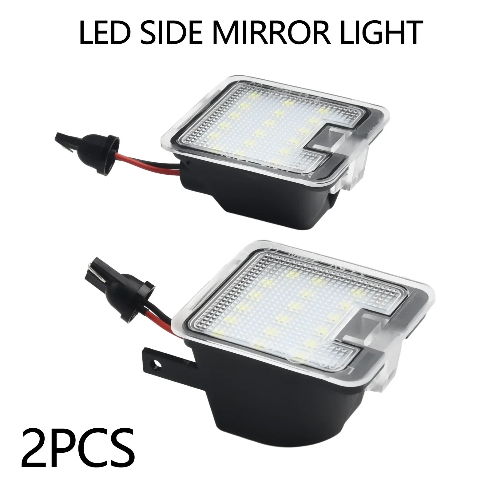 

Car Side Mirror Lights LED 2pcs Brand New Plug And Play 12V Accessories Bright White Direct Replacement Hot Sale