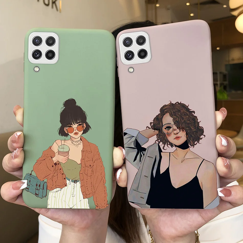 For Samsung Galaxy A22 4G 5G Case SM-A225F Love Heart Soft Silicon Phone Cover For SamsungA22 GalaxyA22 M22 A 22 4G 5G Fundas image 5