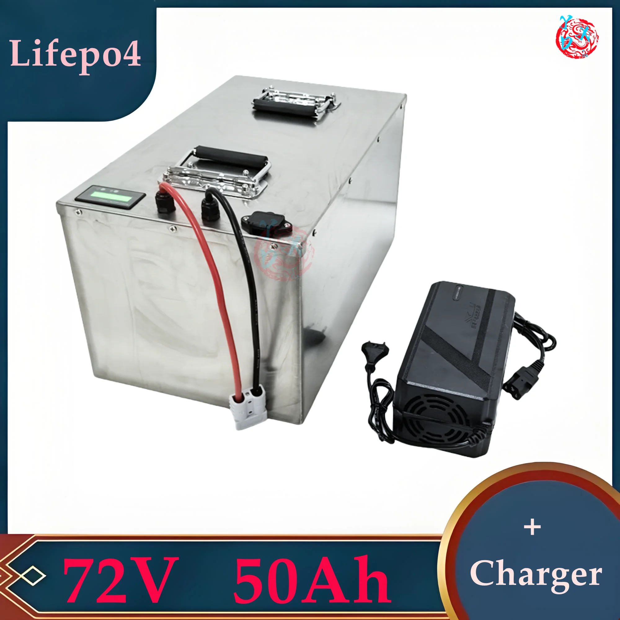 

24S 72V 50Ah lifepo4 lithium battery pack for 3000W 5000W 8000W scooter tricycle golf cart superbike electric motorcycle