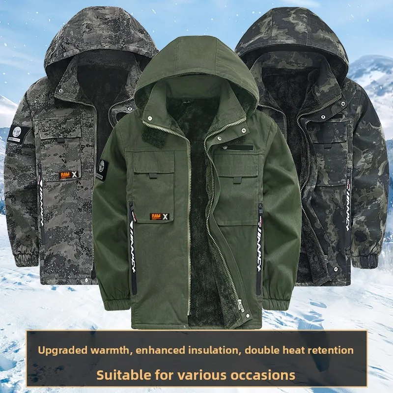 thickened-pure-cotton-workwear-set-for-men-and-women-winter-anti-scald-wear-resistant-multi-pocket-overalls-welding