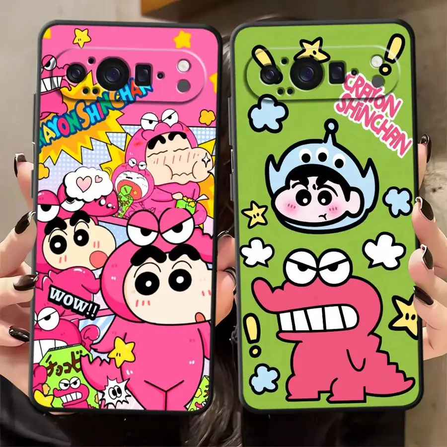 Funda Handyhülle für Google Pixel 6 7 8 Pro 6a 10 9 Pro XL 8a 7a 9a Cra-yons Shin-chans